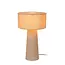 Lucide LEEROY - Lampe de table - Ø 30 cm - 1xE27 - Taupe