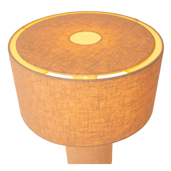 LEEROY - Tafellamp - 1xE27 - Taupe - 03548/52/41