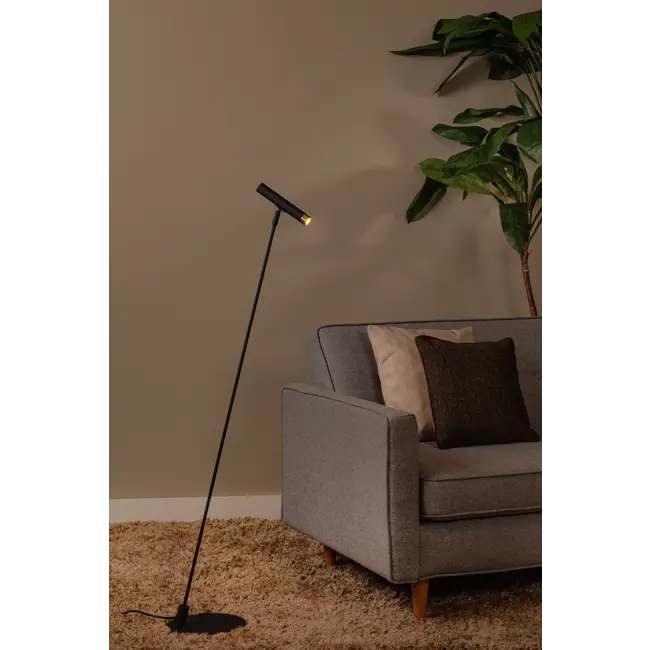ALEC - Floor lamp - LED - G9 - 1x3W 2700K - Interchangeable lampshades included - Black - 03746/03/30