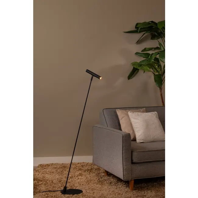 ALEC - Lampadaire - LED - G9 - 1x3W 2700K - Abat-jour interchangeables inclus - Noir - 03746/03/30