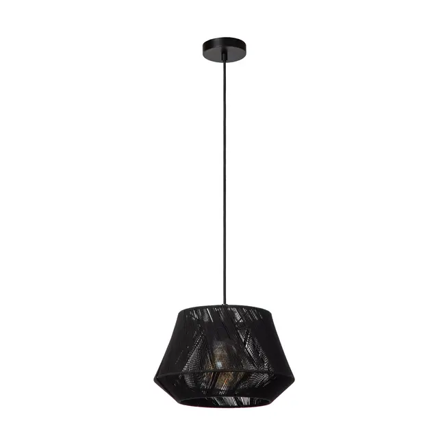 JESSICA - Pendant light - Ø 30 cm - 1xE27 - Black - 10421/30/30