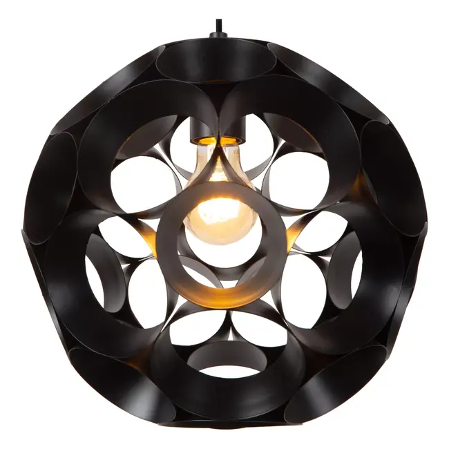 HANNELORE - Pendant light - Ø 30 cm - 1xE27 - Black - 10423/30/30