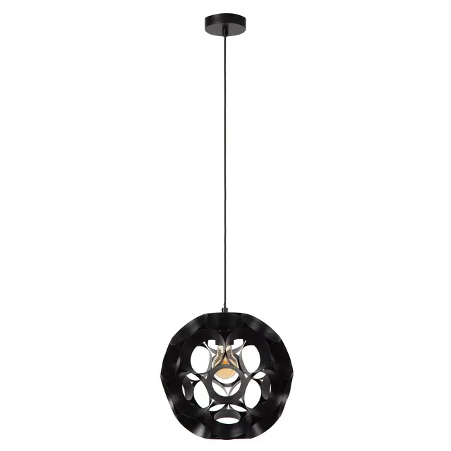 HANNELORE - Pendant light - Ø 30 cm - 1xE27 - Black - 10423/30/30