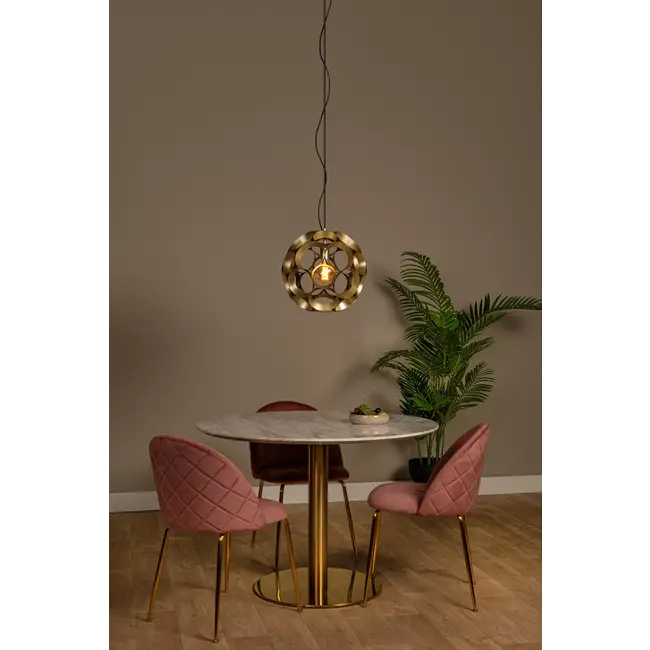 HANNELORE - Suspension - Ø 40 cm - 1xE27 - Or Mat / Laiton - 10423/40/02