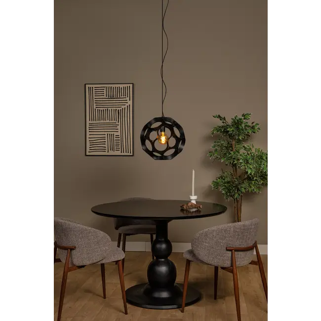 HANNELORE - Pendant light - Ø 40 cm - 1xE27 - Black - 10423/40/30