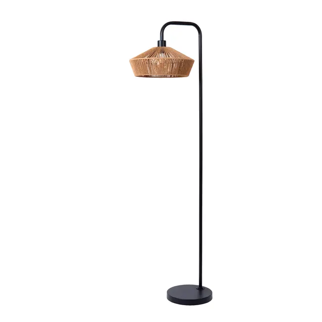 YUNKAI - Floor lamp - Ø 40 cm - 1xE27 - Natural - 10713/28/72