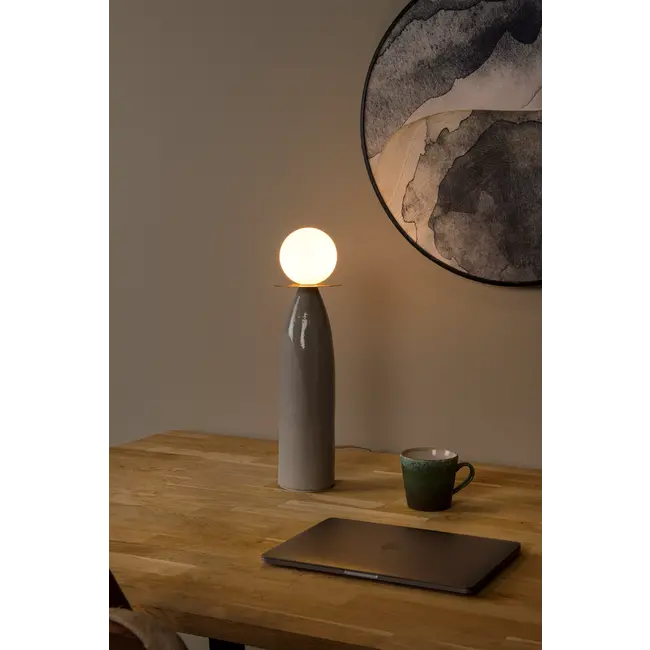 FIGARO - Table lamp - Ø 12 cm - 1xG9 - Grey - 13544/45/36