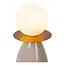FIGARO - Lampe de table - Ø 12 cm - 1xG9 - Gris - 13544/50/36