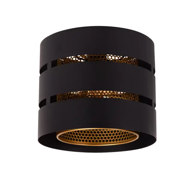 ROSAS - Flush ceiling light - Ø 26 cm - 1xE27 - Black - 21133/01/30