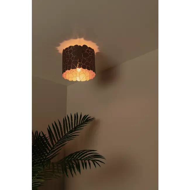 ALMELO - Flush ceiling light - Ø 25,5 cm - 1xE27 - Black - 21134/26/30