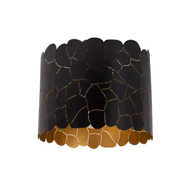 ALMELO - Flush ceiling light - Ø 25,5 cm - 1xE27 - Black - 21134/26/30