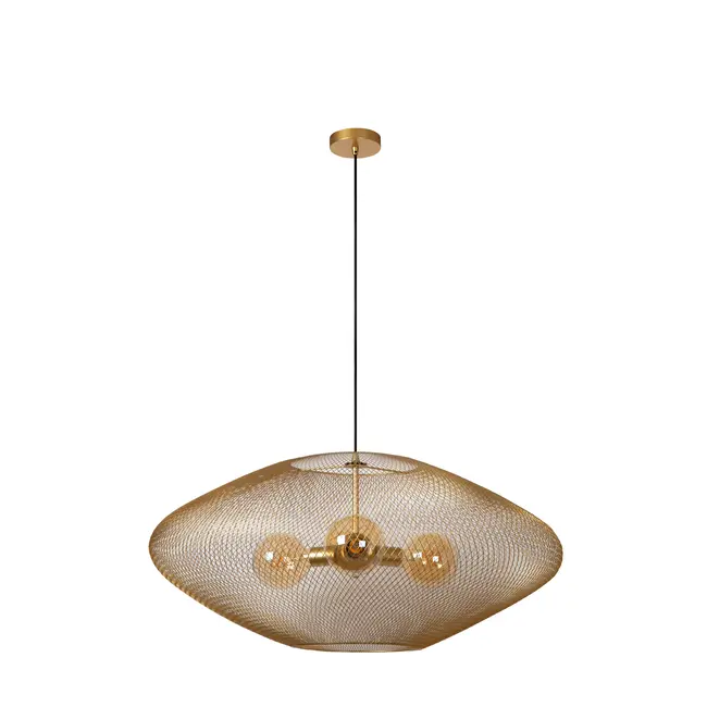 MESH - Pendant light - Ø 85 cm - 3xE27 - Matt Gold / Brass - 21423/88/02