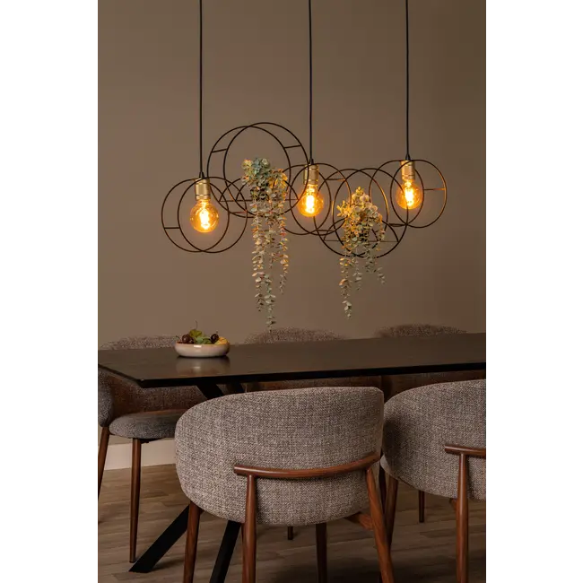 CIRCLE - Hanglamp - 3xE27 - Zwart - 21425/03/30