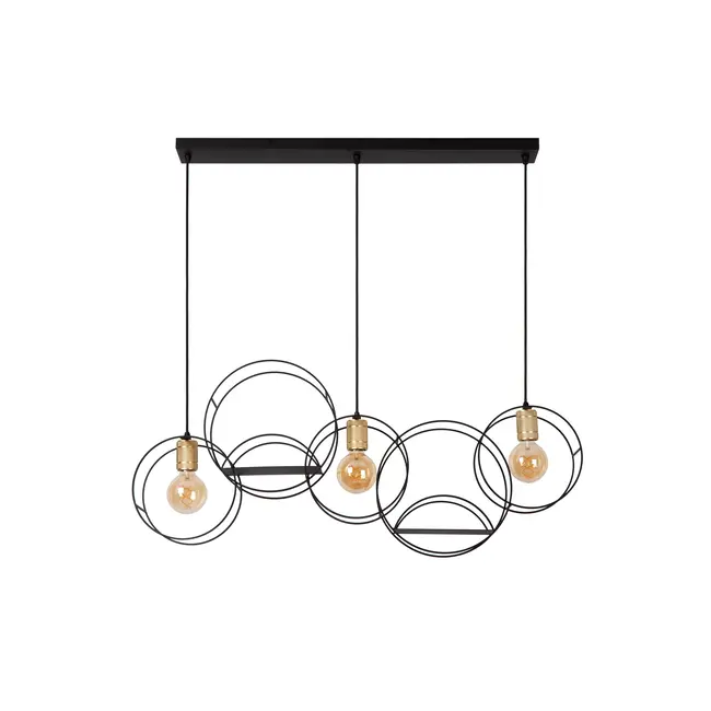 CIRCLE - Suspension - 3xE27 - Noir - 21425/03/30