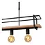 MILONGA - Hanglamp - 4xE27 - Zwart - 21432/04/30