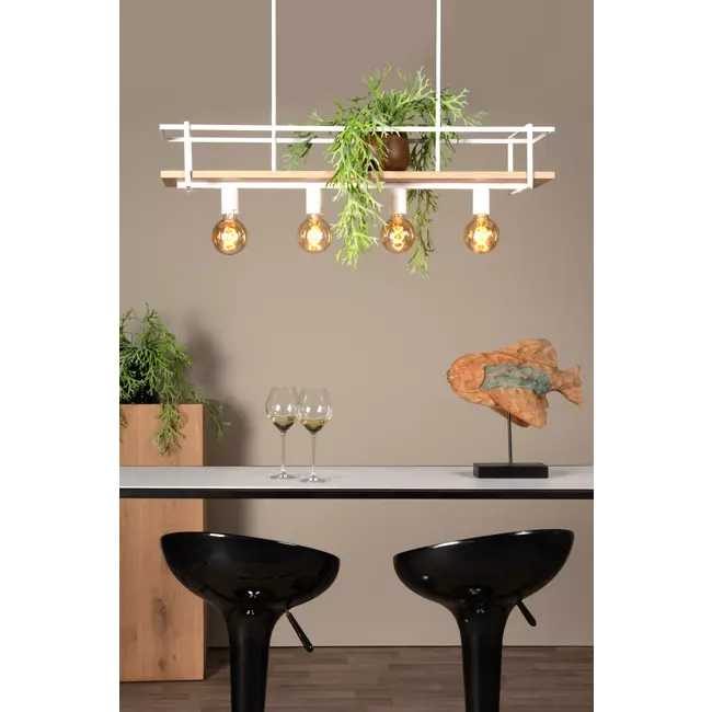 MILONGA - Pendant light - 4xE27 - White - 21432/04/31