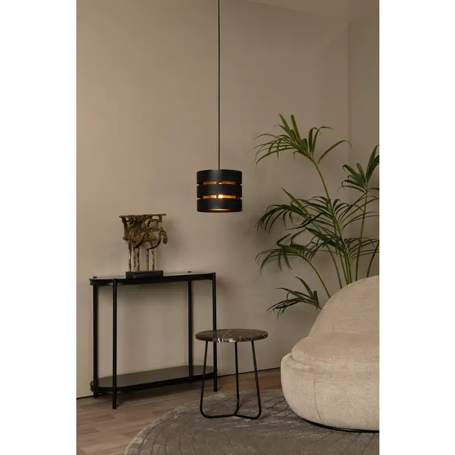 ROSAS - Pendant light - Ø 26 cm - 1xE27 - Black - 21433/01/30