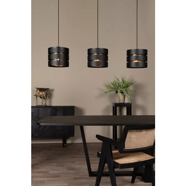 ROSAS - Pendant light - 3xE27 - Black - 21433/03/30