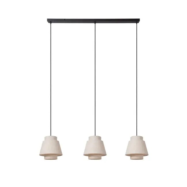 TRIBUTE - Suspension - 3xE27 - Crème - 21435/03/38