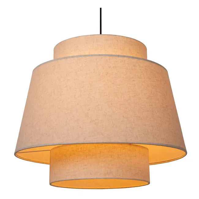 TRIBUTE - Pendant light - Ø 60 cm - 1xE27 - Cream - 21435/60/38