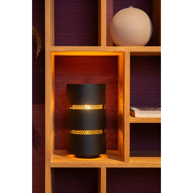 ROSAS - Table lamp - Ø 16 cm - 1xE27 - Black - 21533/01/30