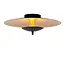 VULCAN - Flush ceiling light - Ø 35 cm - LED Dim. - 1x9W 3000K - Black - 30161/09/30