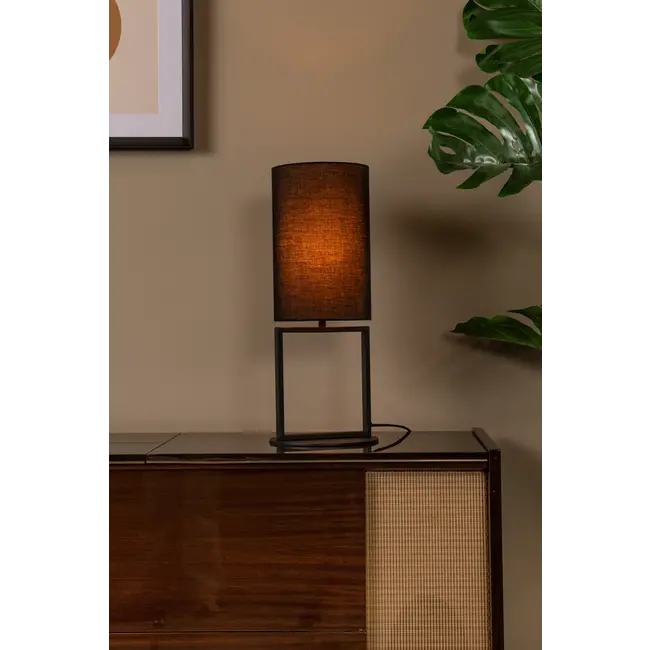 HERMAN - Lampe de table - Ø 20 cm - 1xE27 - Noir - 30562/81/30