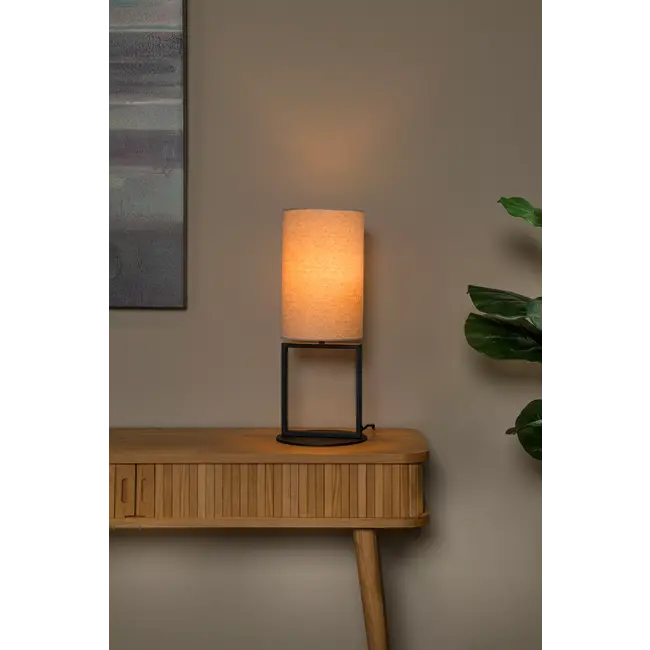 HERMAN - Lampe de table - Ø 20 cm - 1xE27 - Crème - 30562/81/38