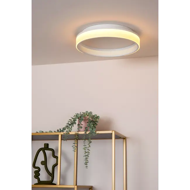 ESTREJA - Plafonnière - Ø 40 cm - LED Dimb. - 2500K/3000K - Wit - 71102/40/31