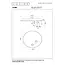 JUBEL - Flush ceiling light - Ø 40 cm - LED Dim. - 2700K - Gun Metal - 71100/40/09
