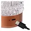 LILI - Oplaadbare Tafellamp - Accu/Batterij - Ø 8 cm - LED Dimb. - 1x3W 2700K/3000K - Koper - Set van 3 - 46520/03/17