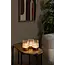 LILI - Oplaadbare Tafellamp - Accu/Batterij - Ø 8 cm - LED Dimb. - 1x3W 2700K/3000K - Koper - Set van 3 - 46520/03/17
