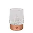 LILI - Oplaadbare Tafellamp - Accu/Batterij - Ø 8 cm - LED Dimb. - 1x3W 2700K/3000K - Koper - Set van 3 - 46520/03/17