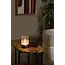LILI - Oplaadbare Tafellamp - Accu/Batterij - Ø 8 cm - LED Dimb. - 1x3W 2700K/3000K - Zwart chroom - Set van 3 - 46520/03/08
