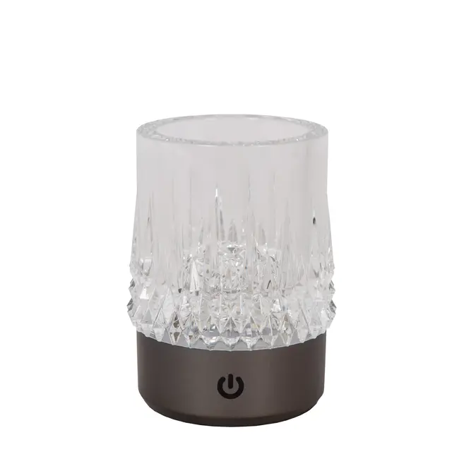 LILI - Lampe de table Rechargeable - Batterie/Piles - Ø 8 cm - LED Dim. - 1x3W 2700K/3000K - Canon Fusil - Ensemble de 3 - 46520/03/08