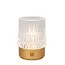 LILI - Oplaadbare Tafellamp - Accu/Batterij - Ø 8 cm - LED Dimb. - 1x3W 2700K/3000K - Mat Goud / Messing - Set van 3 - 46520/03/02