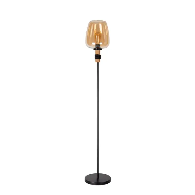 ILONA - Floor lamp - Ø 34 cm - 1xE27 - Amber - 45708/01/62