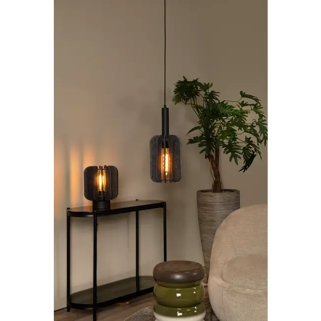 RAFAL - Table lamp - Ø 23 cm - 1xE27 - Grey - 45592/01/36