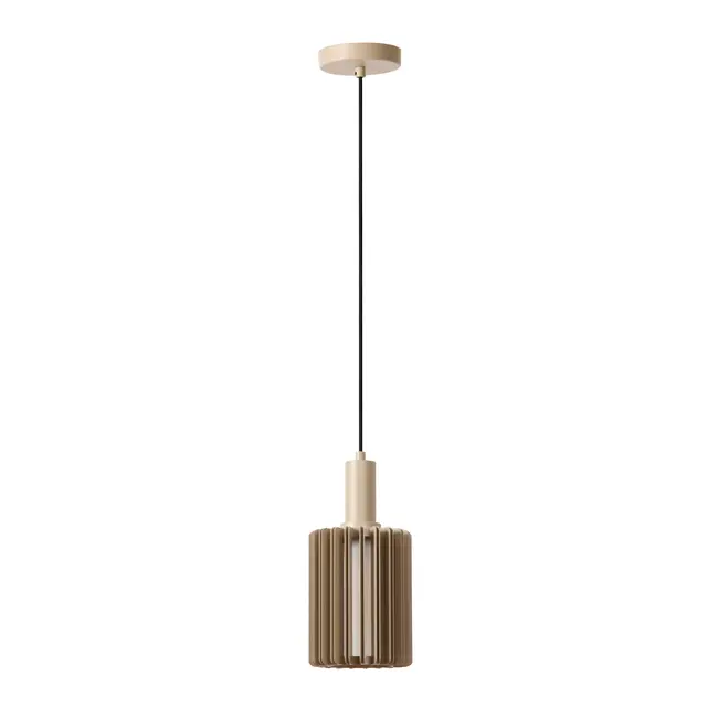 LAMBRES - Pendant light - Ø 15 cm - 1xE27 - Taupe - 45410/15/41