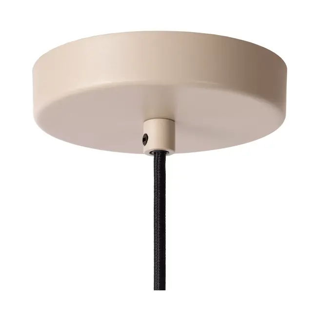 LAMBRES - Hanglamp - Ø 15 cm - 1xE27 - Taupe - 45410/15/41