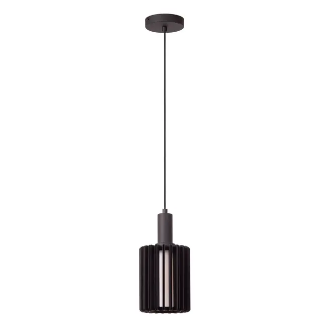LAMBRES - Pendant light - Ø 15 cm - 1xE27 - Black - 45410/15/30
