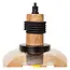 ILONA - Pendant light - 3xE27 - Amber - 45408/03/62
