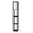 MENNO - Vloerlamp - 1xE27 - Met draadloze oplader - Zwart - 44799/81/30