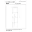 MENNO - Lampadaire - 1xE27 - Noir - 44798/81/30