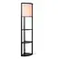 MENNO - Lampadaire - 1xE27 - Noir - 44798/81/30