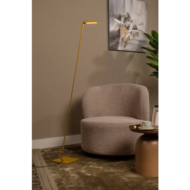 LAVALE - Lampadaire / lampe de lecture - LED Dim. - 1x3W 2700K - Jaune Ocre - 44701/03/44