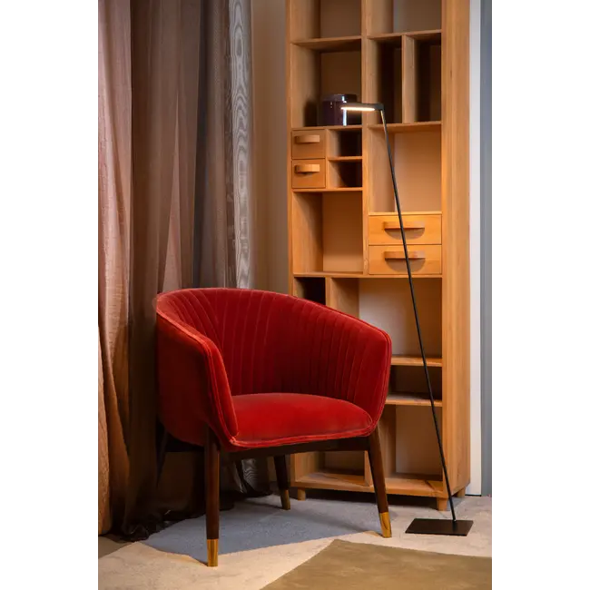 LAVALE - Lampadaire / lampe de lecture - LED Dim. - 1x3W 2700K - Noir - 44701/03/30