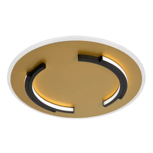 ANDREAS - Plafonnière - Ø 39,6 cm - LED - 1x30W 2700K - Mat Goud / Messing - 44113/30/02