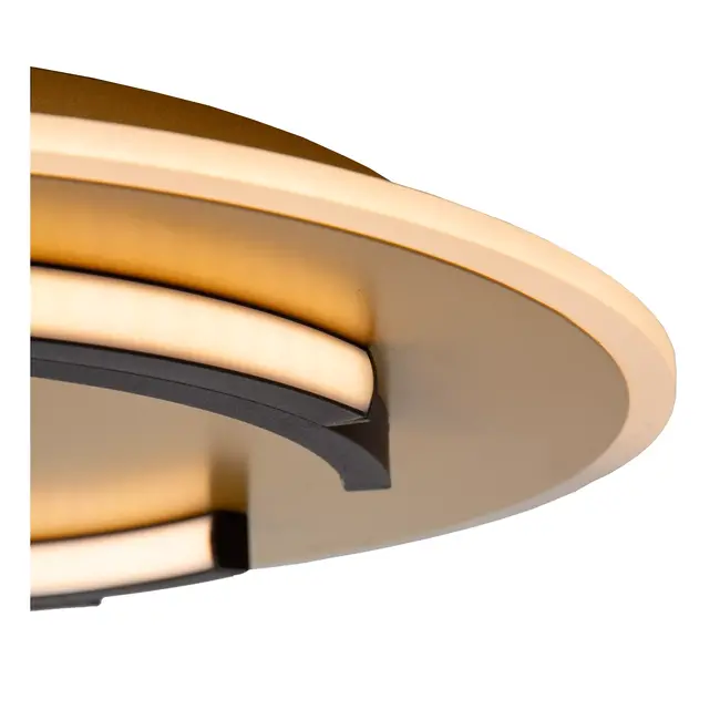 ANDREAS - Flush ceiling light - Ø 39,6 cm - LED - 1x30W 2700K - Matt Gold / Brass - 44113/30/02
