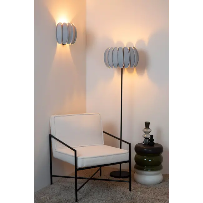 SPENCER - Floor lamp - Ø 40 cm - 1xE27 - Gray - 34745/81/36